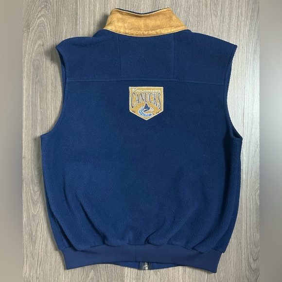 Vintage Vancouver Canucks Fleece Vest - Picture 7 of 8